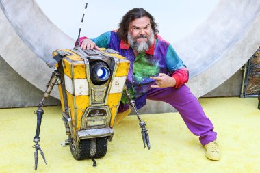 Jack Black, 6 Ağustos 2024 'te Hollywood, Los Angeles, Kaliforniya, ABD' deki TCL Çin Tiyatrosu IMAX 'ta düzenlenen Lionsgate Film' Borderlands 'in Özel Los Angeles Fan Etkinliği' ne ulaştı.. 