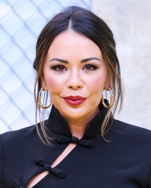 Janel Parrish, 6 Ağustos 2024 'te Hollywood, Los Angeles, Kaliforniya, ABD' deki TCL Çin Tiyatrosu IMAX 'te düzenlenen Lionsgate Film' Borderlands 'in Özel Los Angeles Fan Etkinliği' ne ulaştı.. 