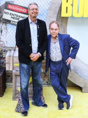 Penn Fraser Jillette ve Raymond Joseph Teller komedi ikilisi Penn & Teller, 6 Ağustos 2024 'te Hollywood, Los Angeles, Kaliforniya' daki TCL Çin Tiyatrosu IMAX 'ta düzenlenen Lionsgate Films' Borderlands 'in Özel Los Angeles Fan Etkinliği' ne geldiler.