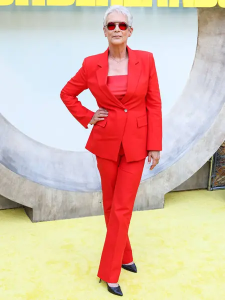 stock image Jamie Lee Curtis arrives at the Lionsgate Films' 'Borderlands' Special Los Angeles Fan Event held at the TCL Chinese Theatre IMAX on August 6, 2024 in Hollywood, Los Angeles, California, United States. 