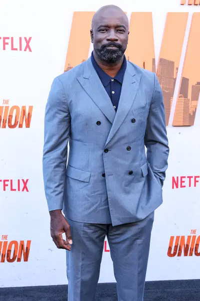 stock image Mike Colter arrives at the Los Angeles Premiere Of Netflix's 'The Union' held at The Egyptian Theatre Hollywood on August 12, 2024 in Hollywood, Los Angeles, California, United States. 