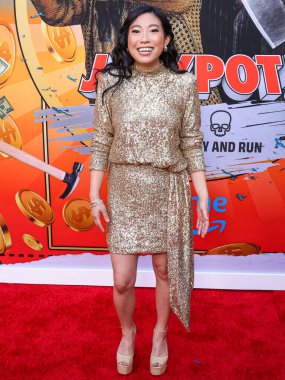 Awkwafina, Amazon MGM Stüdyoları 'nın Los Angeles galasına geldi. 13 Ağustos 2024 'te Hollywood, Los Angeles, Kaliforniya, ABD' deki TCL Çin Tiyatrosu 'nda düzenlendi.. 