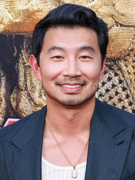 stock image Simu Liu arrives at the Los Angeles Premiere Of Amazon MGM Studios' 'Jackpot!' held at the TCL Chinese Theatre IMAX on August 13, 2024 in Hollywood, Los Angeles, California, United States. 