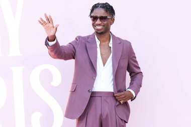 Samuel Arnold arrives at the Los Angeles Premiere Of Netflix's 'Emily In Paris' Season 4 Part 1 held at The Egyptian Theatre Hollywood on August 14, 2024 in Hollywood, Los Angeles, California, United States.  clipart