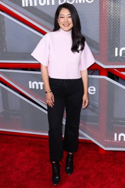 Kristal Kung Minkoff, 15 Ağustos 2024 'te Inglewood, Los Angeles, Kaliforniya' da düzenlenen Intuit Dome Büyük Açılışı - Kurdele Kesme Seremonisi ve Kırmızı Halı 'ya ulaştı.. 