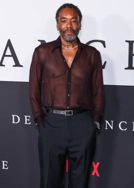 Lee Daniels arrives at the Los Angeles Premiere Of Netflix's 'The Deliverance' held at the Netflix Tudum Theater on August 28, 2024 in Hollywood, Los Angeles, California, United States.  clipart