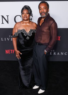 Mo 'Nique ve Lee Daniels Netflix' in 'The Deliverance' adlı filminin Los Angeles galasına 28 Ağustos 2024 'te Hollywood, Los Angeles, Kaliforniya, ABD' deki Netflix Tudum Tiyatrosu 'nda geldiler.. 