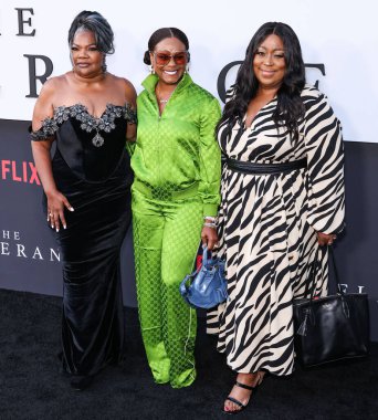 Mo 'Nique, Tabitha Brown ve Loni Love Netflix' in 28 Ağustos 2024 'te Hollywood, Los Angeles, Kaliforniya, ABD' de düzenlenen Netflix Tudum Tiyatrosu 'ndaki 