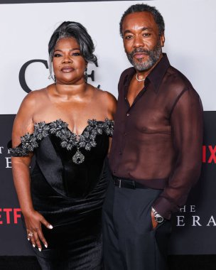 Mo 'Nique ve Lee Daniels Netflix' in 'The Deliverance' adlı filminin Los Angeles galasına 28 Ağustos 2024 'te Hollywood, Los Angeles, Kaliforniya, ABD' deki Netflix Tudum Tiyatrosu 'nda geldiler.. 