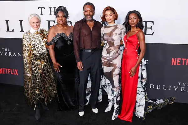 stock image Glenn Close, Mo'Nique, Lee Daniels, Andra Day and Demi Singleton arrive at the Los Angeles Premiere Of Netflix's 'The Deliverance' held at the Netflix Tudum Theater on August 28, 2024 in Hollywood, Los Angeles, California, United States. 