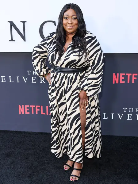 stock image Loni Love arrives at the Los Angeles Premiere Of Netflix's 'The Deliverance' held at the Netflix Tudum Theater on August 28, 2024 in Hollywood, Los Angeles, California, United States.