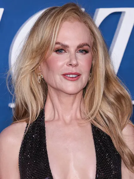 stock image Nicole Kidman wearing custom Ferragamo with Paris Texas shoes arrives at the Los Angeles Premiere Of Netflix's 'The Perfect Couple' Season 1 held at The Egyptian Theatre Hollywood on September 4, 2024 in Hollywood, Los Angeles, California