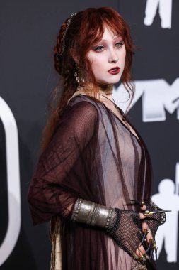 Chappell Roan wearing Y/Project arrives at the 2024 MTV Video Music Awards held at UBS Arena on September 11, 2024 in Elmont, New York, United States.