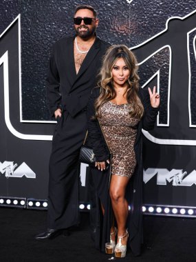 Joey Camasta ve Nicole Polizzi (Snooki) 11 Eylül 2024 'te UBS Arena' da düzenlenen 2024 MTV Video Müzik Ödülleri 'ne geldiler.. 