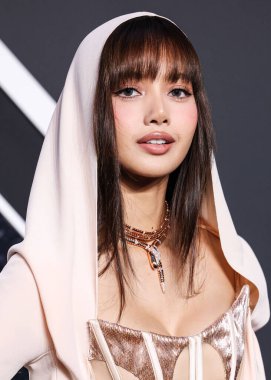 Lisa, Lalisa Manobal ve siyah pembeli Mugler, 11 Eylül 2024 'te UBS Arena' da düzenlenen 2024 MTV Video Müzik Ödülleri 'ne geldiler.. 