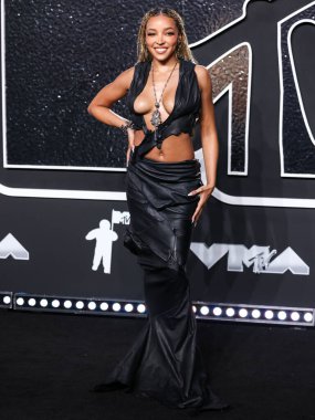 Tinashe wearing Rick Owens arrives at the 2024 MTV Video Music Awards held at UBS Arena on September 11, 2024 in Elmont, New York, United States. 