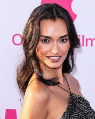 Gizele Oliveira, 18 Eylül 2024 'te Hollywood, Los Angeles, Kaliforniya, ABD' deki TCL Çin Tiyatrosu IMAX 'te düzenlenen Apple TV +' s 'Wolfs' un Los Angeles prömiyerine geldi.. 