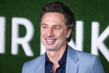 Zach Braff, 8 Ekim 2024 'te Batı Hollywood, Los Angeles, Kaliforniya, ABD' de Pasifik Tasarım Merkezi 'nde düzenlenen Apple TV + Serisi' Küçülen '2..