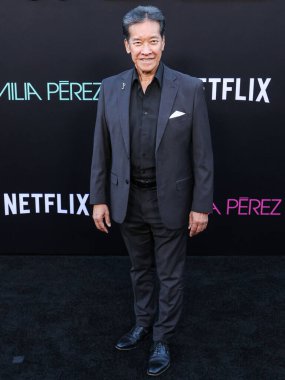 Peter Kwong, Netflix 'in' Emilia Perez 'adlı filminin Los Angeles galasına 21 Ekim 2024' te Hollywood 'da Hollywood, Los Angeles, Kaliforniya, ABD' de düzenlenen.