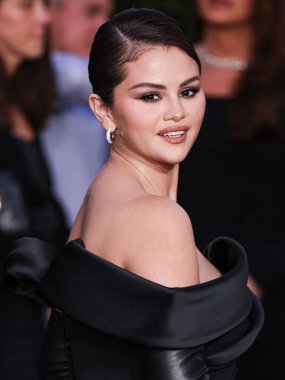 Elie Saab 'ı giyen Selena Gomez, 21 Ekim 2024' te Hollywood 'da Hollywood, Los Angeles, Kaliforniya, ABD' de düzenlenen Netflix 'in' Emilia Perez 'inin Los Angeles galasına geldi..