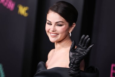 Elie Saab 'ı giyen Selena Gomez, 21 Ekim 2024' te Hollywood 'da Hollywood, Los Angeles, Kaliforniya, ABD' de düzenlenen Netflix 'in' Emilia Perez 'inin Los Angeles galasına geldi..