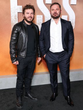 Emile Hirsch ve Austin Hebert, 23 Ekim 2024 'te Hollywood, Los Angeles, Kaliforniya, ABD' de düzenlenen Sinema Sanatları Akademisi - Linwood Dunn Tiyatrosu 'nda düzenlenen 