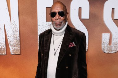 Morgan Freeman 23 Ekim 2024 'te Hollywood, Los Angeles, Kaliforniya, ABD' de düzenlenen Sinema Sanatları Akademisi - Linwood Dunn Tiyatrosu 'nda düzenlenen Paramount +' s Original Series 'Lioness' 2..