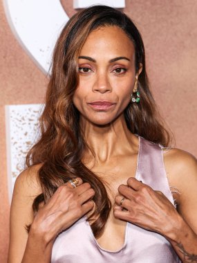 Zoe Saldana 23 Ekim 2024 'te Hollywood, Los Angeles, Los Angeles' ta düzenlenen Sinema Sanatları Akademisi - Linwood Dunn Tiyatrosu 'nda düzenlenen Paramount +' s Original Series 'Lioness' in ikinci sezonuna geliyor..