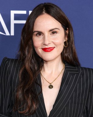 Michelle Dockery, 25 Ekim 2024 'te Hollywood, Los Angeles, Kaliforniya, ABD' deki TCL Çin Tiyatrosu IMAX 'ta düzenlenen Sony Pictures' Here 'ın 2024 Dünya Gösterimi' ne geldi..