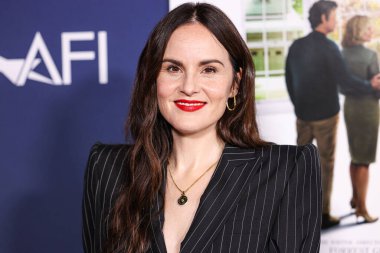 Michelle Dockery, 25 Ekim 2024 'te Hollywood, Los Angeles, Kaliforniya, ABD' deki TCL Çin Tiyatrosu IMAX 'ta düzenlenen Sony Pictures' Here 'ın 2024 Dünya Gösterimi' ne geldi..