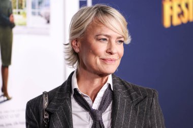 Robin Wright, 25 Ekim 2024 'te Hollywood, Los Angeles, Kaliforniya, ABD' deki TCL Çin Tiyatrosu IMAX 'ta düzenlenen Sony Pictures' Here 'ın 2024 Dünya Gala Gösterimi' ne geldi..