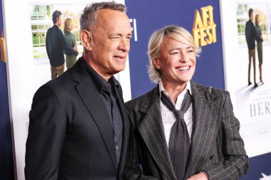 Tom Hanks ve Robin Wright, 25 Ekim 2024 'te Hollywood, Los Angeles, Kaliforniya, ABD' deki TCL Çin Tiyatrosu IMAX 'ta düzenlenen Sony Pictures' Here 'ın 2024 Dünya Gösterimi' ne geldiler..