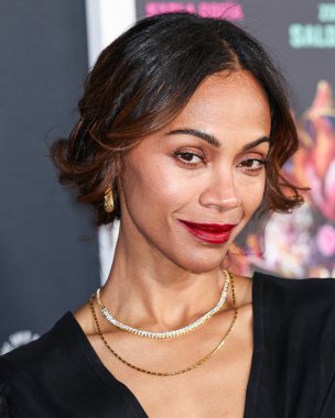 Zoe Saldana, Netflix 'in' Emilia Perez 'adlı filminin açılış gecesi galası için 29 Ekim 2024' te Los Angeles, Kaliforniya, ABD 'de bulunan Amerikan Tiyatro Kompleksi Yönetmenleri Birliği' ne geldi.. 