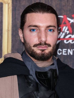 Alesso (Alessandro Renato Rodolfo Lindblad) arrives at Darren Dzienciol's Haunted Hotel Halloween Party 2024 presented by UTOPIA and Casa Azul Organic Tequila at Fairmont Century Plaza on November 1, 2024 in Century City, Los Angeles, California, USA clipart