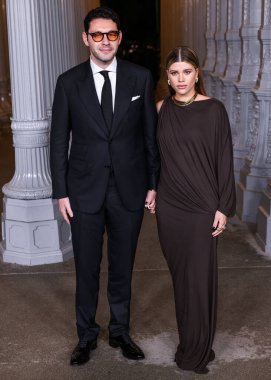 Elliot Grainge ve eşi Sofia Richie Grainge, 2 Kasım 2024 'te Los Angeles County Sanat Müzesi' nde düzenlenen 13. LACMA Sanat + Film Galası 2024 'e geldiler..