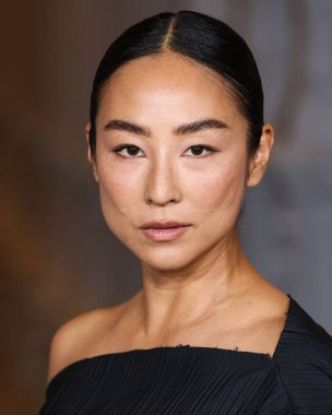 Greta Lee, Gucci tarafından sunulan 13. Geleneksel LACMA Sanat + Film Galası 2024 'e 2 Kasım 2024' te Los Angeles County Museum of Art 'ta ABD' nin Los Angeles, Kaliforniya eyaletinin Miracle Mile şehrinde geldi.. 