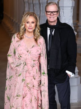 Kathy Hilton ve kocası Rick Hilton, 2 Kasım 2024 'te Los Angeles Eyalet Sanat Müzesi' nde düzenlenen 13. LACMA Sanat + Film Galası 2024 'e geldiler..