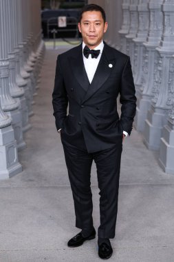 Simon Kim, Gucci tarafından sunulan 13. Geleneksel LACMA Sanat + Film Galası 2024 tarihli Los Angeles County Sanat Müzesi 'ne 2 Kasım 2024' te geldi..