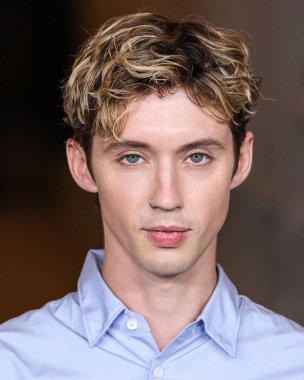 Troye Sivan arrives at the 13th Annual LACMA Art + Film Gala 2024 presented by Gucci held at the Los Angeles County Museum of Art on November 2, 2024 in Miracle Mile, Los Angeles, California, United States.  clipart