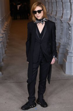 Yoshiki, Los Angeles Mucize Mile, Los Angeles, Kaliforniya, ABD 'de 2 Kasım 2024 tarihinde Los Angeles İlçe Sanat Müzesi' nde düzenlenen Gucci tarafından sunulan 13.. 