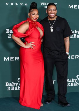Ashanti ve Nelly, Paul Mitchell tarafından sunulan 2024 Bebek Galası 'na 9 Kasım 2024' te Batı Hollywood, Los Angeles, Kaliforniya, ABD 'de Pasifik Tasarım Merkezi' nde geldiler.. 