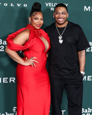 Ashanti and Nelly arrive at the 2024 Baby2Baby Gala Presented by Paul Mitchell held at the Pacific Design Center on November 9, 2024 in West Hollywood, Los Angeles, California, United States.  clipart