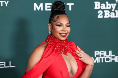 Ashanti, Paul Mitchell tarafından sunulan 2024 Bebek Galası 'na 9 Kasım 2024' te Batı Hollywood, Los Angeles, Kaliforniya, ABD 'de gerçekleştirilen Pasifik Tasarım Merkezi' nde ulaşır.. 