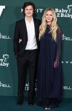 Tyson Mason and Justine Lupe arrive at the 2024 Baby2Baby Gala Presented by Paul Mitchell held at the Pacific Design Center on November 9, 2024 in West Hollywood, Los Angeles, California, United States.  clipart