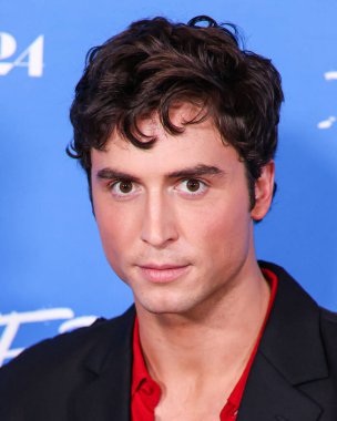 Benito Skinner, 13 Kasım 2024 'te Los Angeles, Kaliforniya, ABD' de bulunan Amerika Tiyatro Kompleksi Yönetmenler Birliği 'nde düzenlenen A24' ün 'Queer' inin Los Angeles prömiyerine geldi.. 