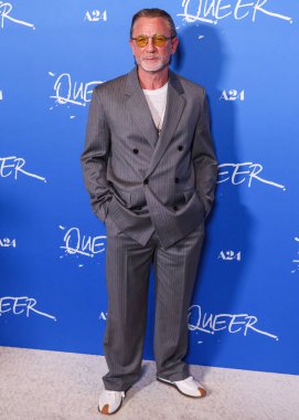 Daniel Craig, 13 Kasım 2024 'te Los Angeles, Kaliforniya, ABD' deki Amerikan Tiyatro Kompleksi 'nde düzenlenen A24' ün Queer 'inin Los Angeles prömiyerine geldi..