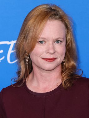 Thora Birch, 13 Kasım 2024 'te Los Angeles, Kaliforniya, ABD' de bulunan Amerika Tiyatro Kompleksi Yönetmenler Birliği 'nde düzenlenen A24' ün 'Queer' inin Los Angeles prömiyerine geldi..