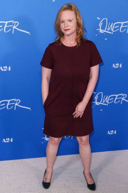 Thora Birch, 13 Kasım 2024 'te Los Angeles, Kaliforniya, ABD' de bulunan Amerika Tiyatro Kompleksi Yönetmenler Birliği 'nde düzenlenen A24' ün 'Queer' inin Los Angeles prömiyerine geldi..