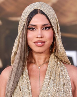 Asia Monet, 18 Kasım 2024 'te Hollywood, Los Angeles, Kaliforniya, ABD' deki TCL Çin Tiyatrosu IMAX 'te düzenlenen Paramount Pictures' ın 'Gladyatör II' nin Los Angeles prömiyerine geldi..