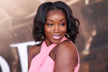 Estelle, 18 Kasım 2024 'te Hollywood, Los Angeles, Kaliforniya, ABD' deki TCL Çin Tiyatrosu IMAX 'te düzenlenen Paramount Pictures' ın 'Gladyatör II' nin Los Angeles galasına geldi..